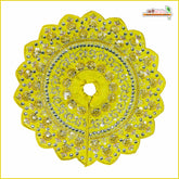 Blended Thread Sitara Stone Work Lemon Laddu Gopal Poshak